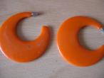 Daiktas Dideli orandžiniai auskarai.