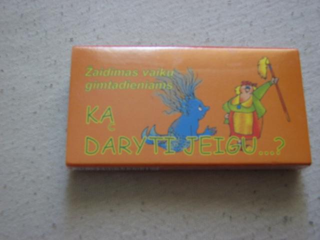 Daiktas korteliu zaidimas