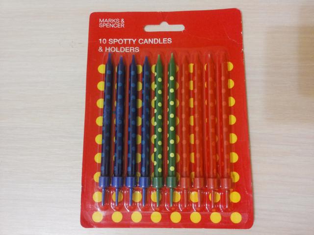 Daiktas Žvakutės tortui