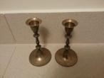 Daiktas Dvi žalvarinės žvakidės
