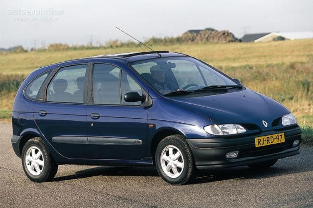 Daiktas Renault Megane Scenic 1996 - 1999 galinis stiklas 