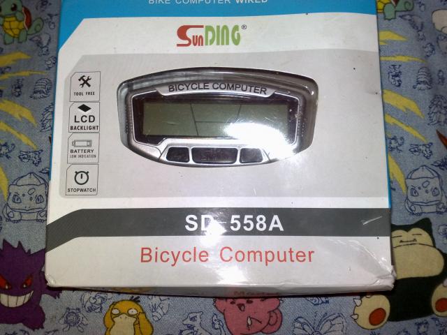 Daiktas Didelis widescreen svieciantis dviracio spidometras