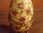 Daiktas dekoracija kiausinis faberge dezute  papuosalams 