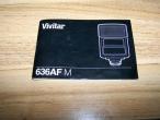 Daiktas Blykstes Vivitar 636 af m instrukcine knygele