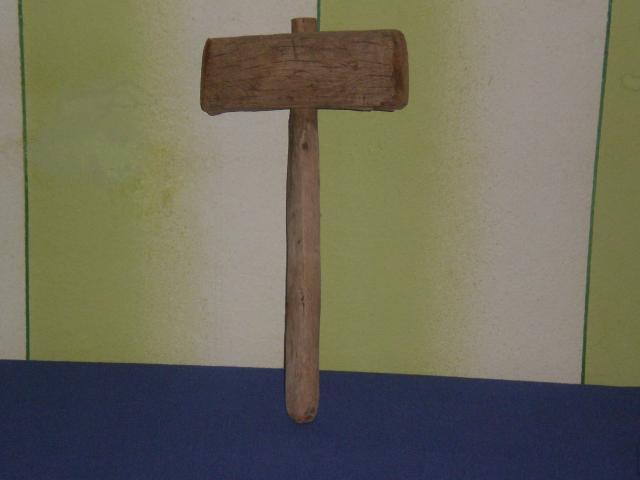 Daiktas Senovinis medinis plaktukas