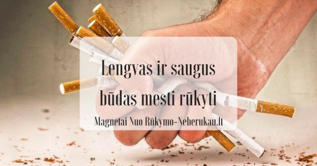 Daiktas Magnetai norintiems mesti rūkyti