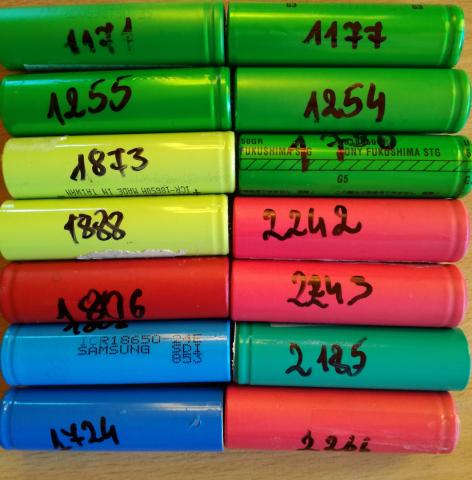 Daiktas Baterijos celės akumuliatoriams