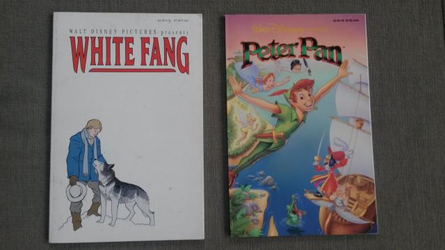 Daiktas Disney's white fang ir peter pan comic books