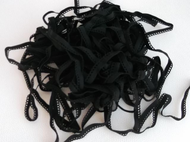 Daiktas juoda siuvimo