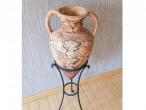 Daiktas Nuostabus tvirtas kūrinys iš šamoto keramikos - vaza, amfora, skėčių stovas...