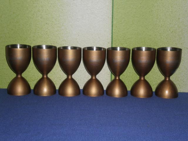 Daiktas Bacardi Rum Oakheart, nerudyjancio plieno stikliukai gerimams