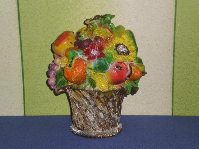 Daiktas Vaza su gelemis ir vaisiais (zaislas vaikams dekoracija)