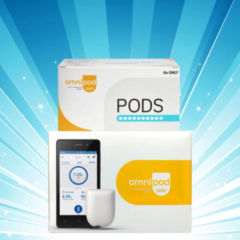 Daiktas insulino pompa Omnipod dash