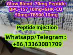 Daiktas Glow Blend 70mg peptide injection bpc-157 10mg+ghk-cu 50mg+tb500 10mg