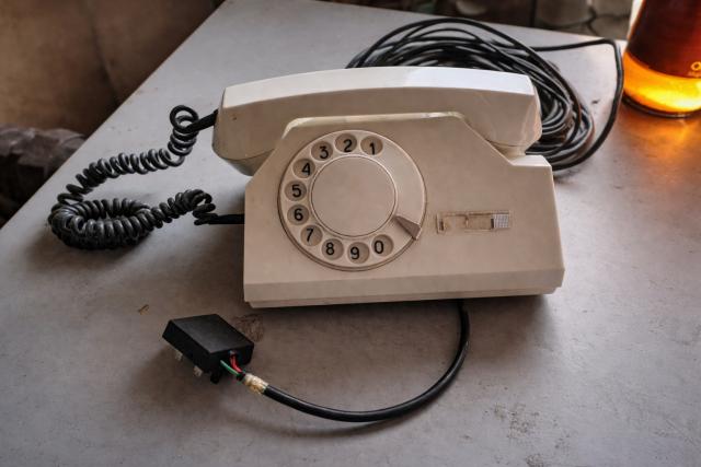 Daiktas sovietinis diskinis telefonas (retro / vintage)