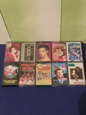 Daiktas MC muzikos audio kasetes (angliskos, vokiskos, rusiskos)