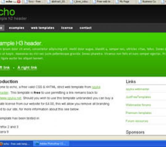 Daiktas Echo dizainas