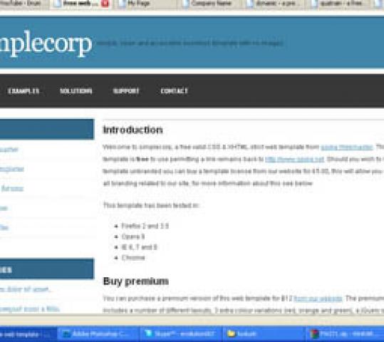 Daiktas SimpleCorp. dizainas