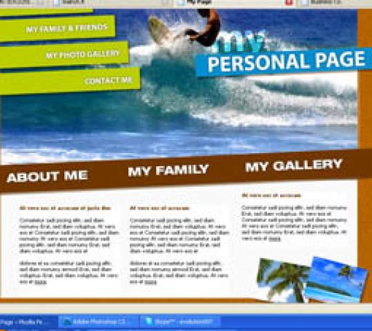 Daiktas My Page dizainas