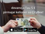 Daiktas Citybee 5€ nuolaidos kuponas 656KA