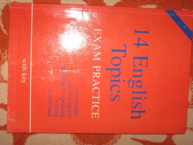 Daiktas 14 English Topics. Suoer knyga!