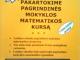 Daiktas Pakartokime pagrindinės mokyklos matematikos kursą