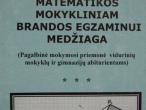 Daiktas Matematikos kurso kartojimo uzduotys