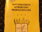 Daiktas Matematikos atmintinė