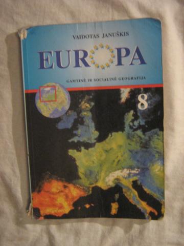 Daiktas Vaidotas Januškis-Europa gamtinė ir socialinė geografija 8