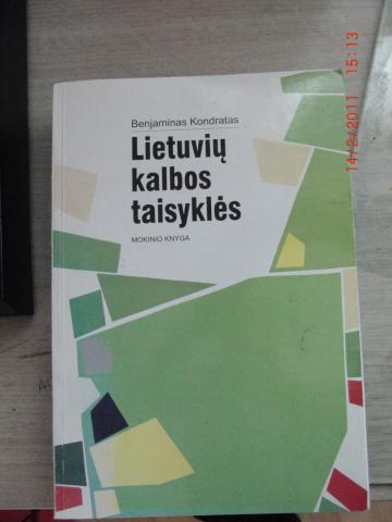 Daiktas Lietuvių kalbos taisyklės