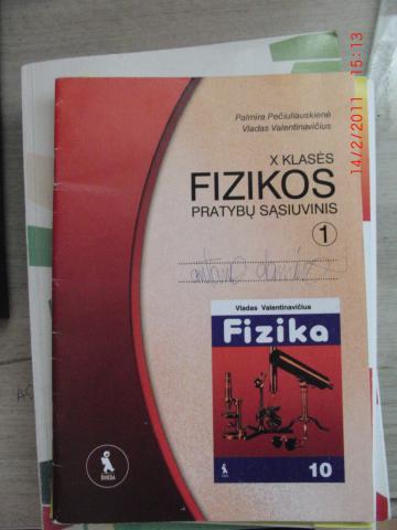 Daiktas Fizikos pratybos 10kl 1