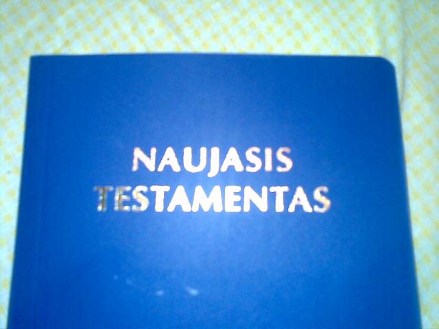 Daiktas naujas NAUJASIS TESTAMENTAS