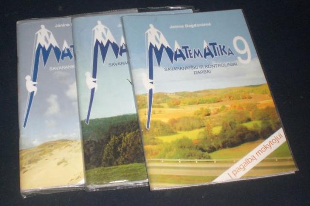 Daiktas 7, 8, 9kl Matematikos savarankiski ir kontroliniai
