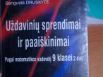 Daiktas matematikos uždavinių sprendimas pagal 9 kl. vad. 