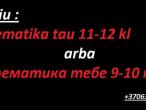 Daiktas matematika tau 11-12kl arba математика тебе 9-10 кл.
