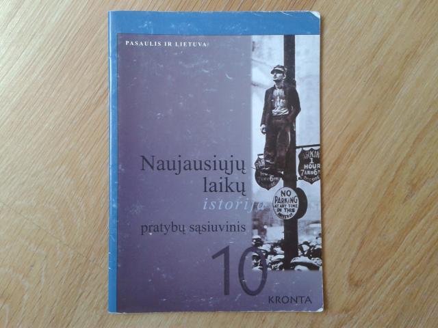 Daiktas istorijos pratybos 10kl.