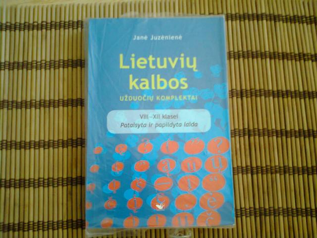 Daiktas Lietuviu kalbos uzduociu komplektai 8-12kl.