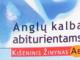 Daiktas Anglu kalba abiturientams