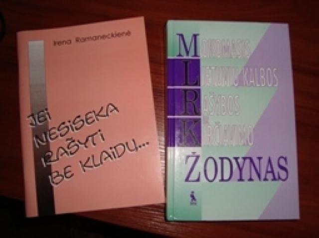 Daiktas Kirciavimo zodynas ir "Ismok rasyti be klaidu"