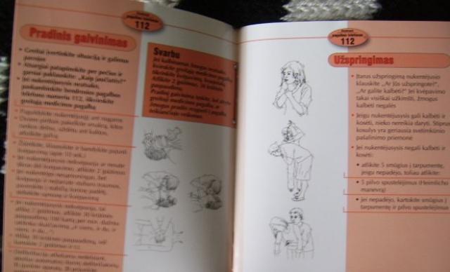 Daiktas Pirmosios pagalbos knygelė