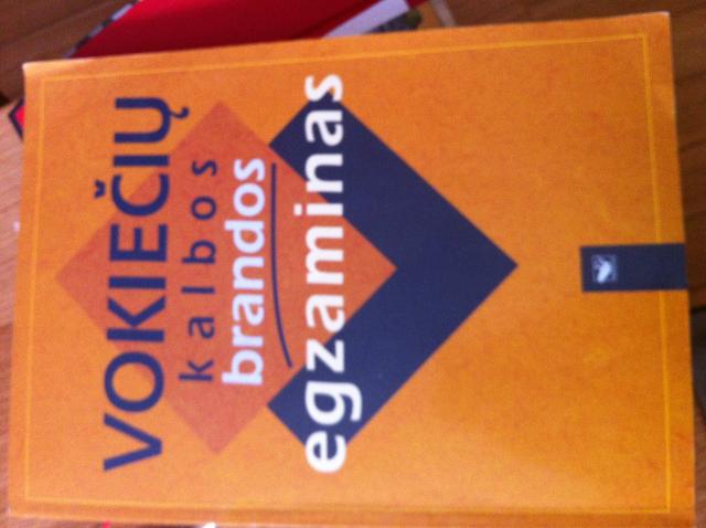 Daiktas Vokiečių kalbos brandos egzaminas
