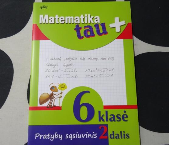 Daiktas Matematika tau +. 6 klasei. Pratybos 2 dalis