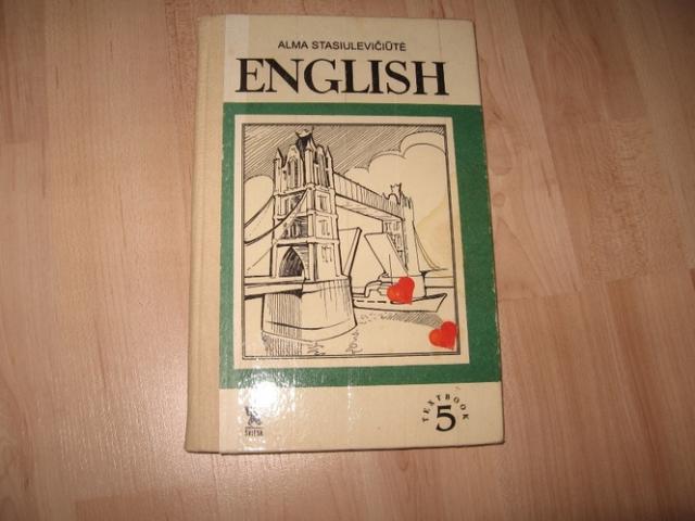 Daiktas Anglu knyga (pratimai, tekstai ir kt.)