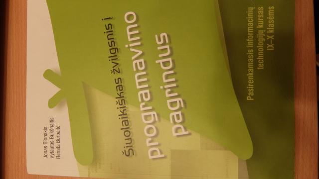 Daiktas  Šiuolaikiškas žvilgsnis į programavimo pagrindus 9-10