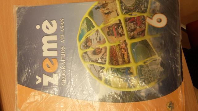 Daiktas "Žemė" geografijos atlasas 6 klasei (2012m)