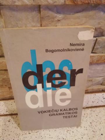 Daiktas Vokiečių kalbos gramatikos testai  2€