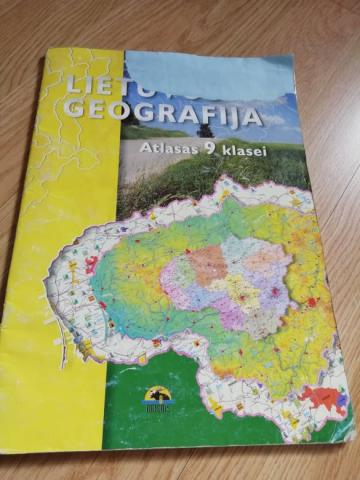 Daiktas Lietuvos geografija atlasas 9 klasei  1€