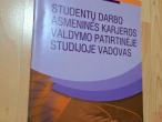 Daiktas Studentų darbo asmeninės karjeros valdymo patirtinėje studijoje vadovas 2€