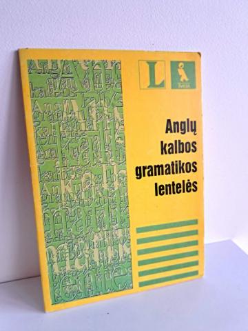 Daiktas Anglų kalbos gramatikos lentelės 1,50€