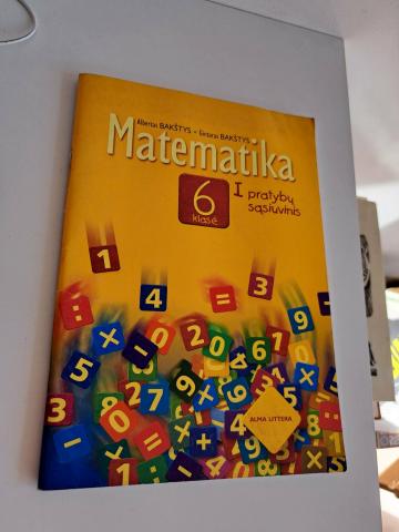 Daiktas Matematika 6 klasei. I pratybų sąsiuvinis 1€